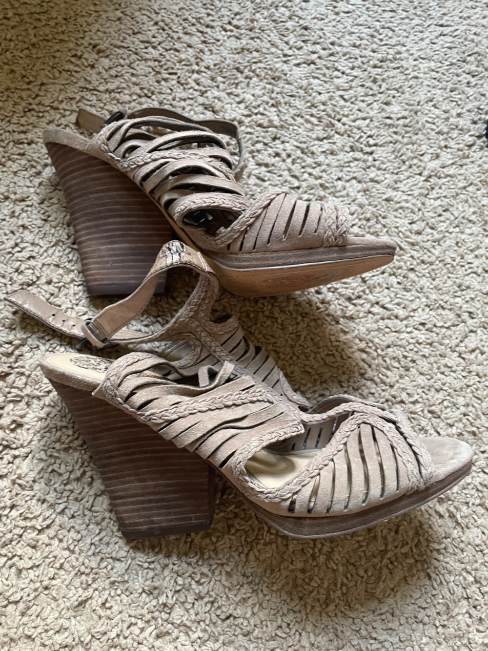 Vince Camuto Taupe Wedge Size 9.5